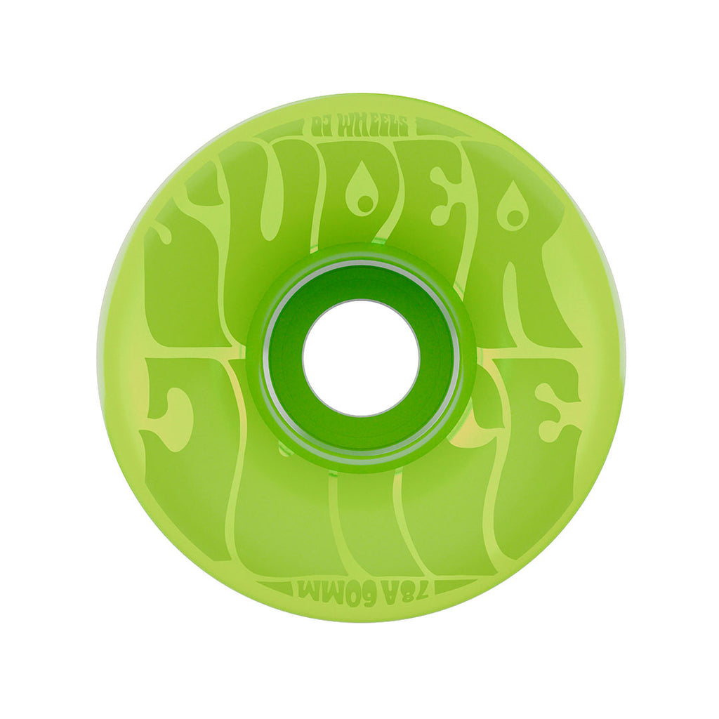 OJ WHEELS - 60mm Bubble Gum Mini Super Transparent Green 78a