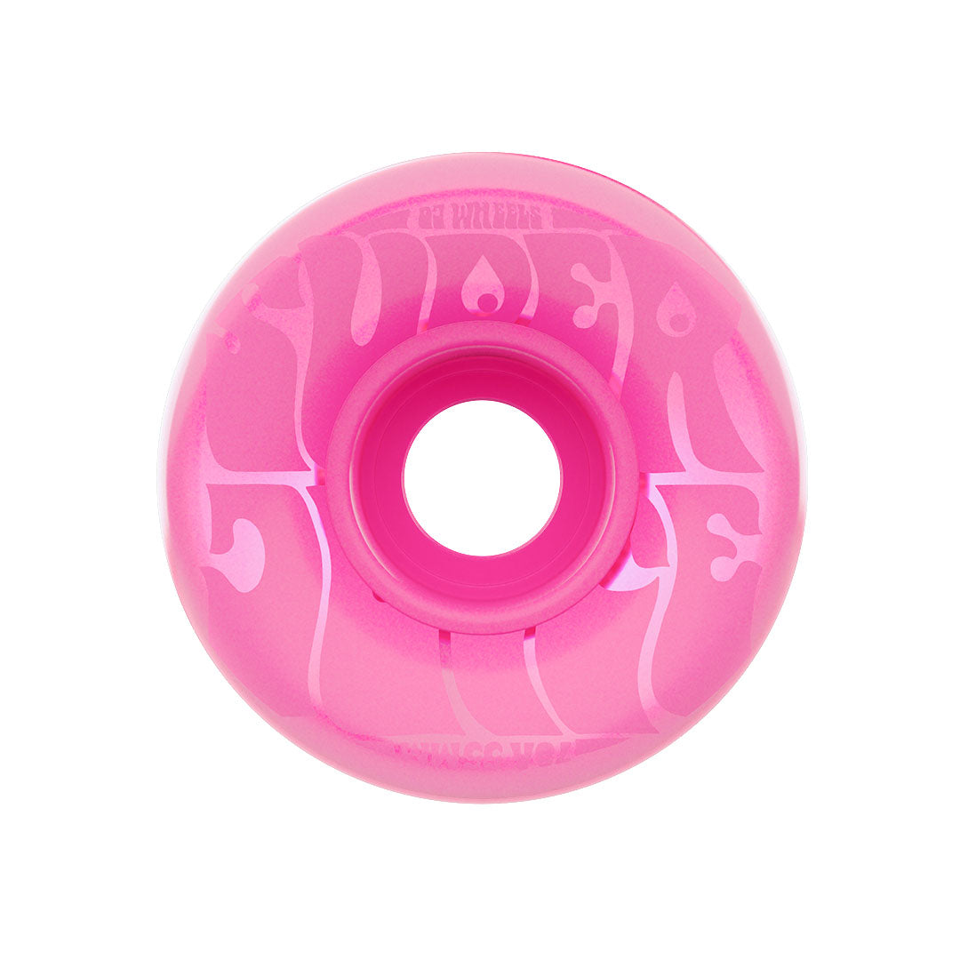 OJ WHEELS - 55mm Bubble Gum Mini Super Transparent Pink 78a