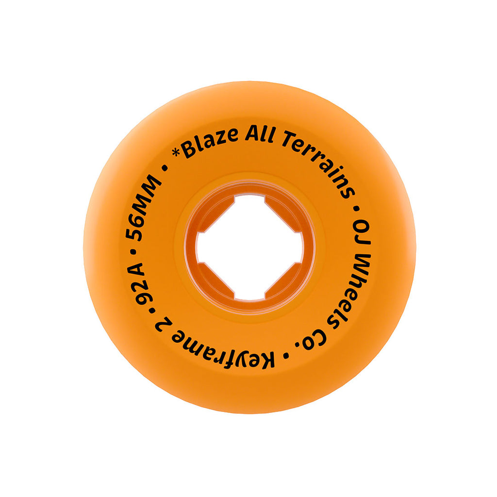OJ WHEELS - 56mm Realtree APX Keyframe Orange 92a