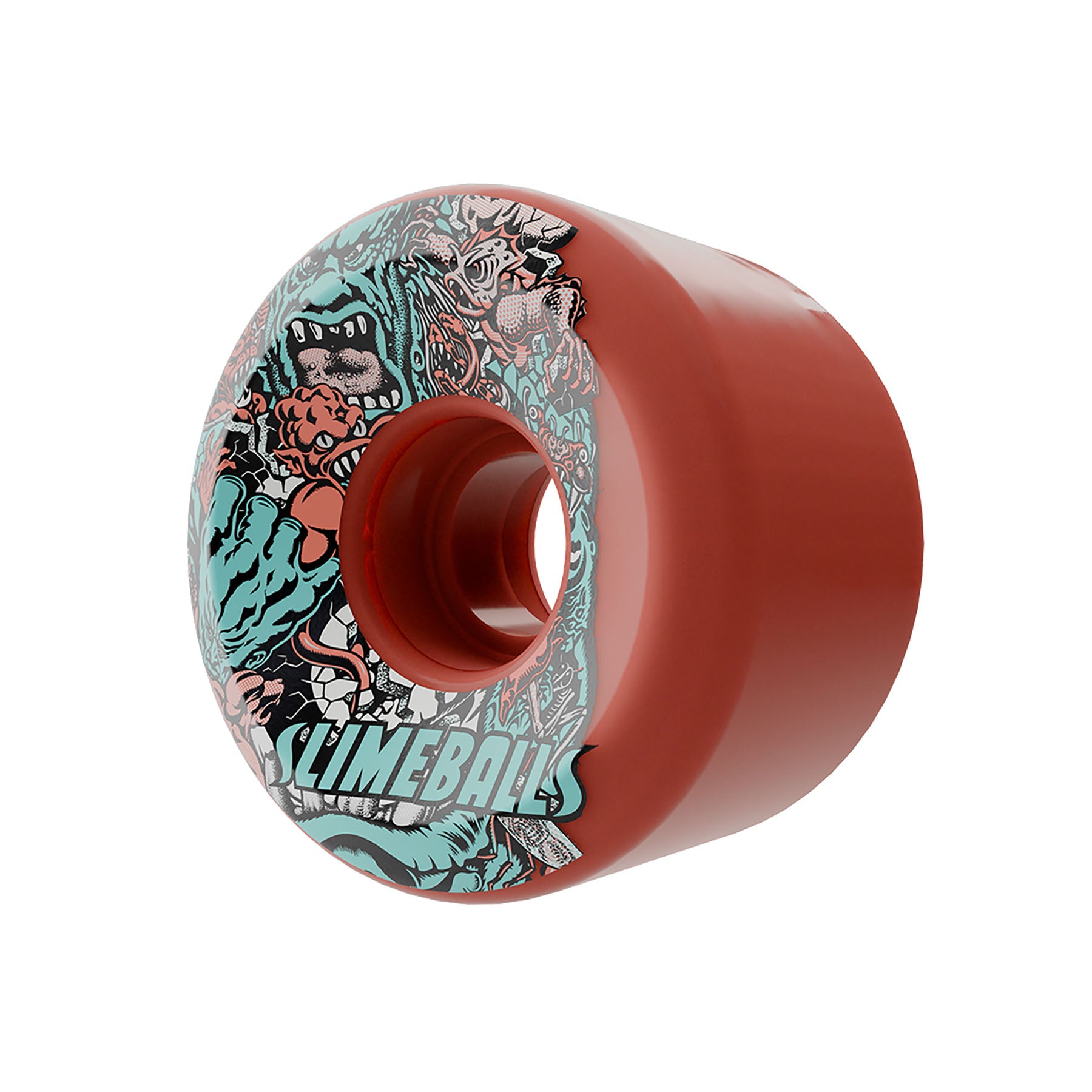 SLIME BALLS - 60mm Roskopp Five Reissue OG Slime Pink 78a