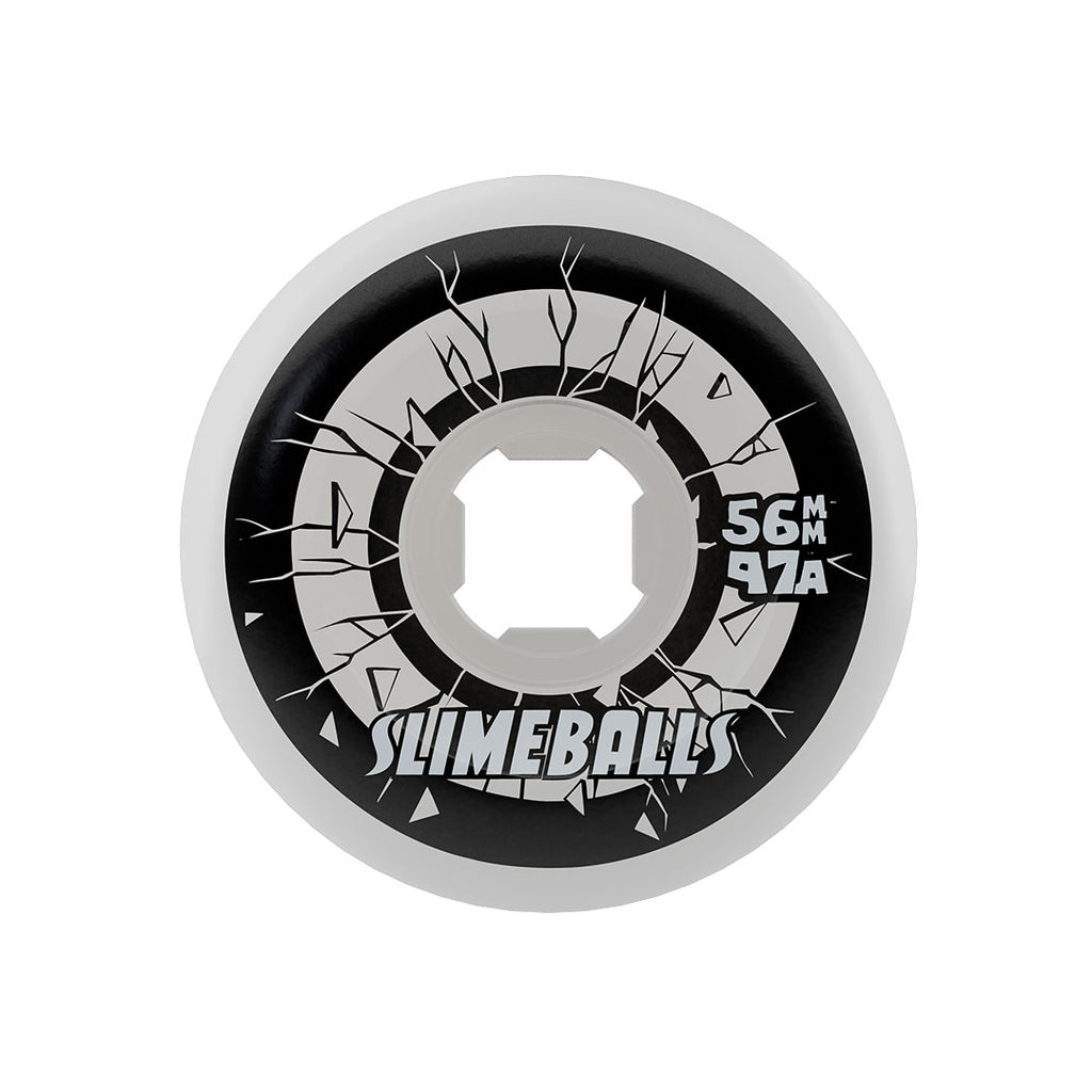 SLIME BALLS - 56mm Roskopp Five Reissue White Full Combo Slime Ball 78a