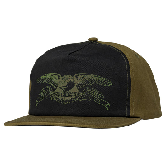 ANTIHERO - Eagle Snapback Hat Olive/Black
