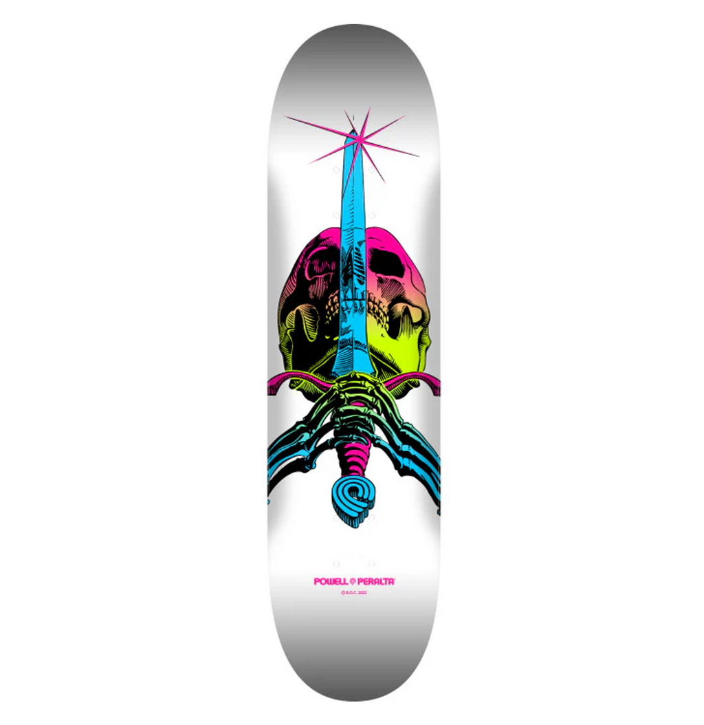 POWELL PERALTA - Skull & Sword Lime Fade - 9.0