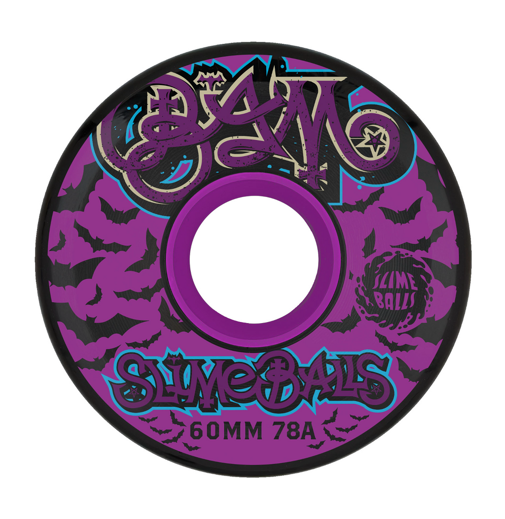 SLIME BALLS - 60mm Bam Margera OG Slime Black 78a