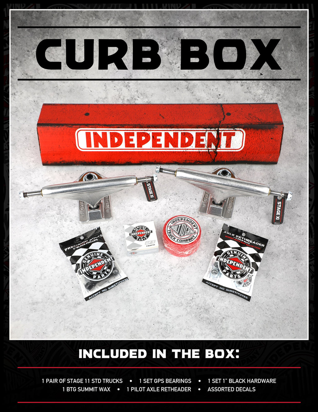 INDEPENDENT - Independent Curb Box Set Trucks