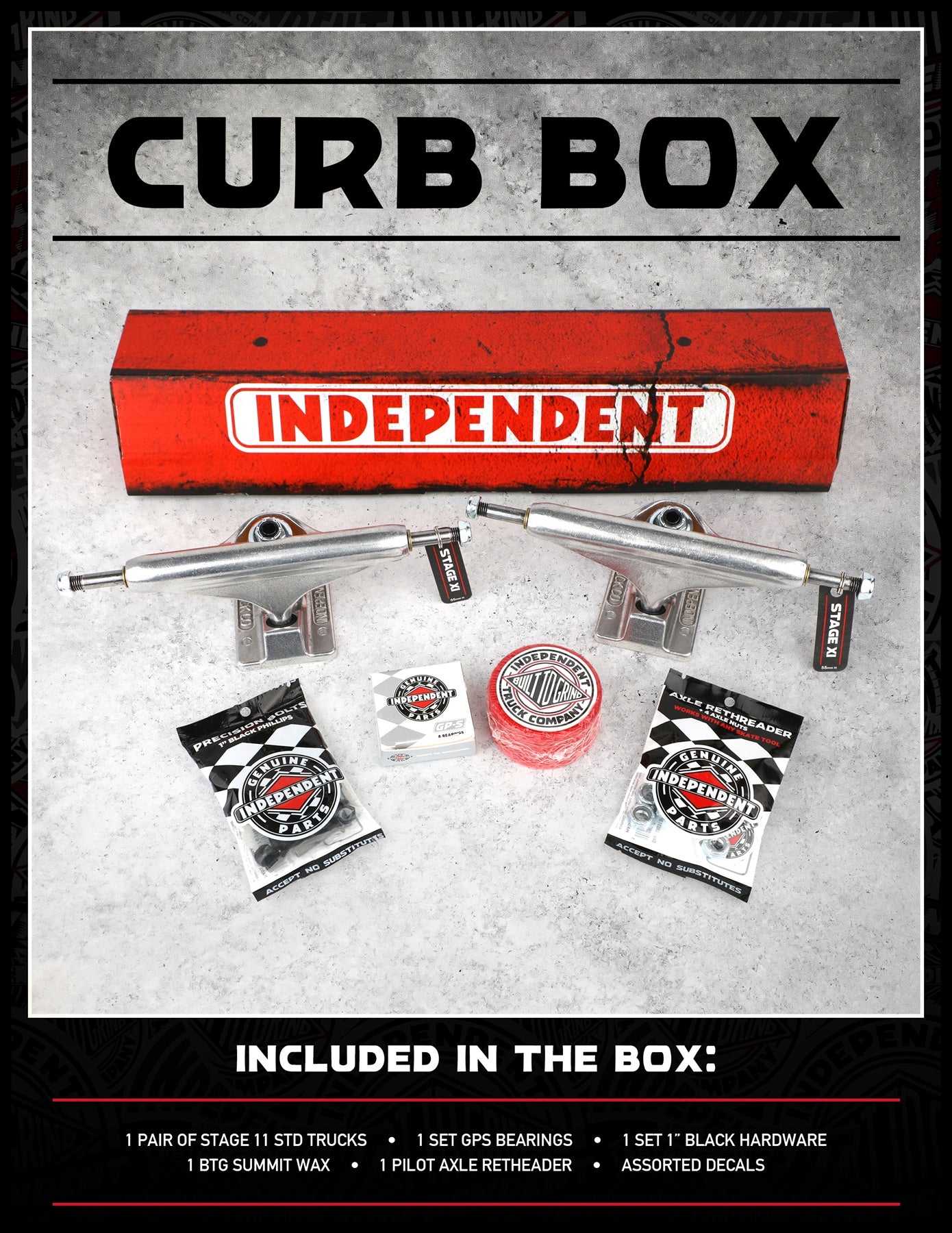 INDEPENDENT - Independent Curb Box Set Trucks