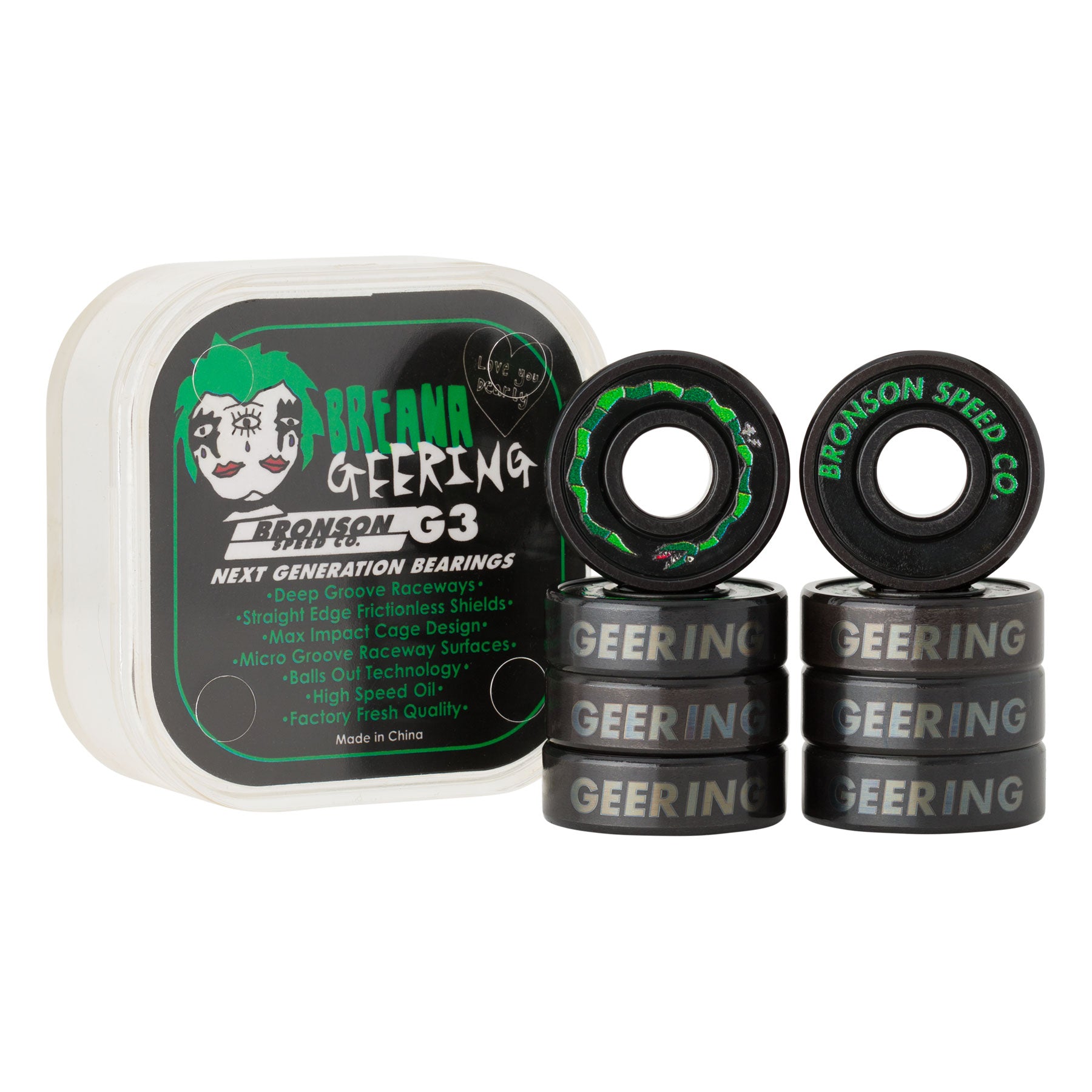 BRONSON SPEED CO. - Breanna Geering Pro G3 Bearings