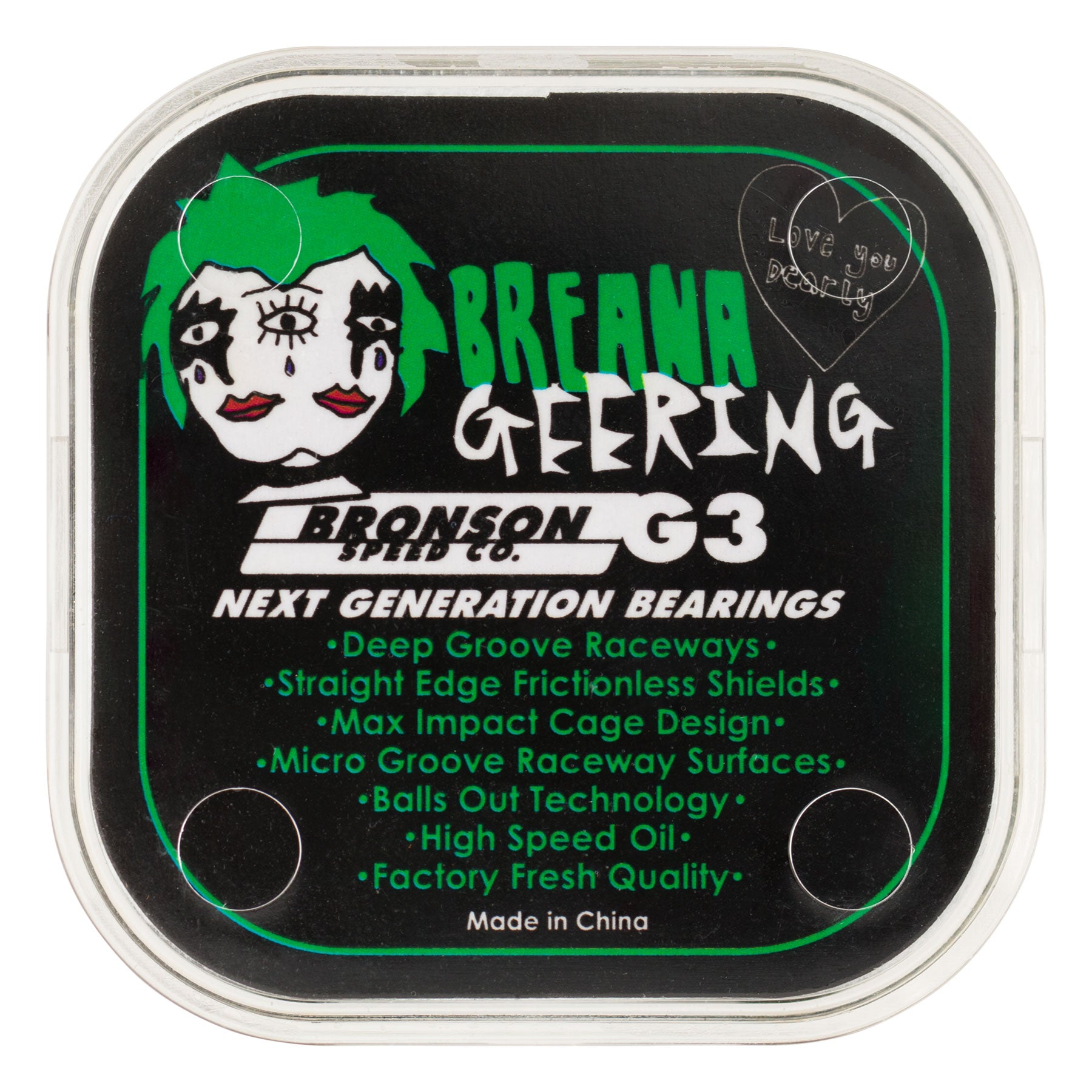 BRONSON SPEED CO. - Breanna Geering Pro G3 Bearings