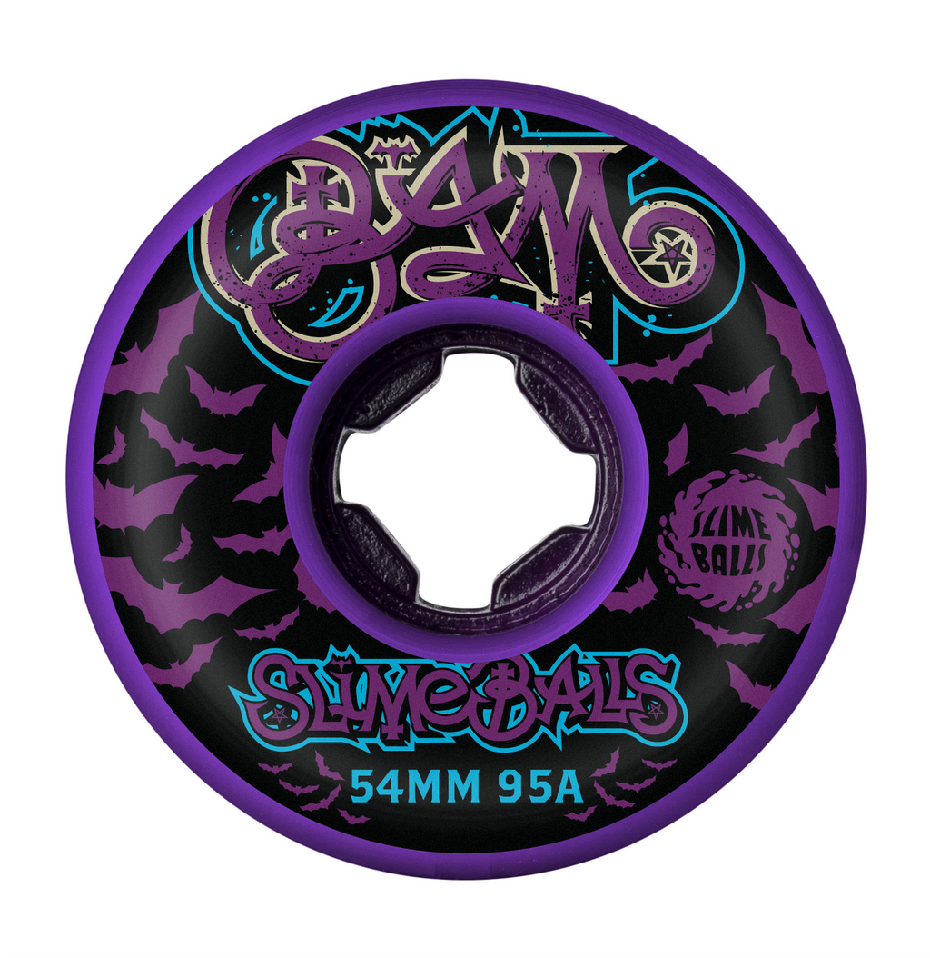 SLIME BALLS - 54mm Bam Margera Hardline Purple 95a