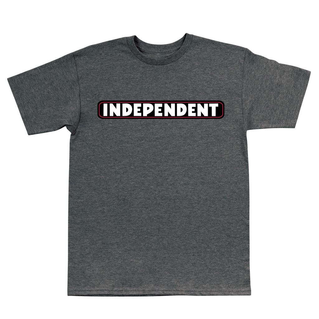 INDEPENDENT - Bar Logo Tee Dark Heather