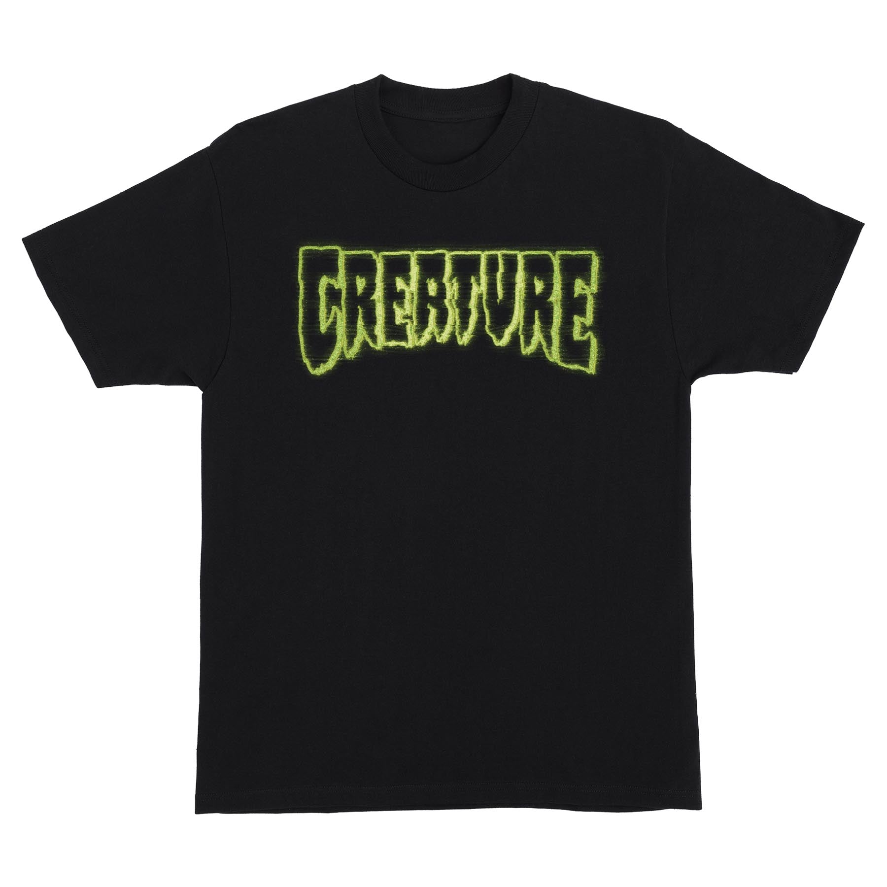 CREATURE - Bonehead Glitch Tee Black
