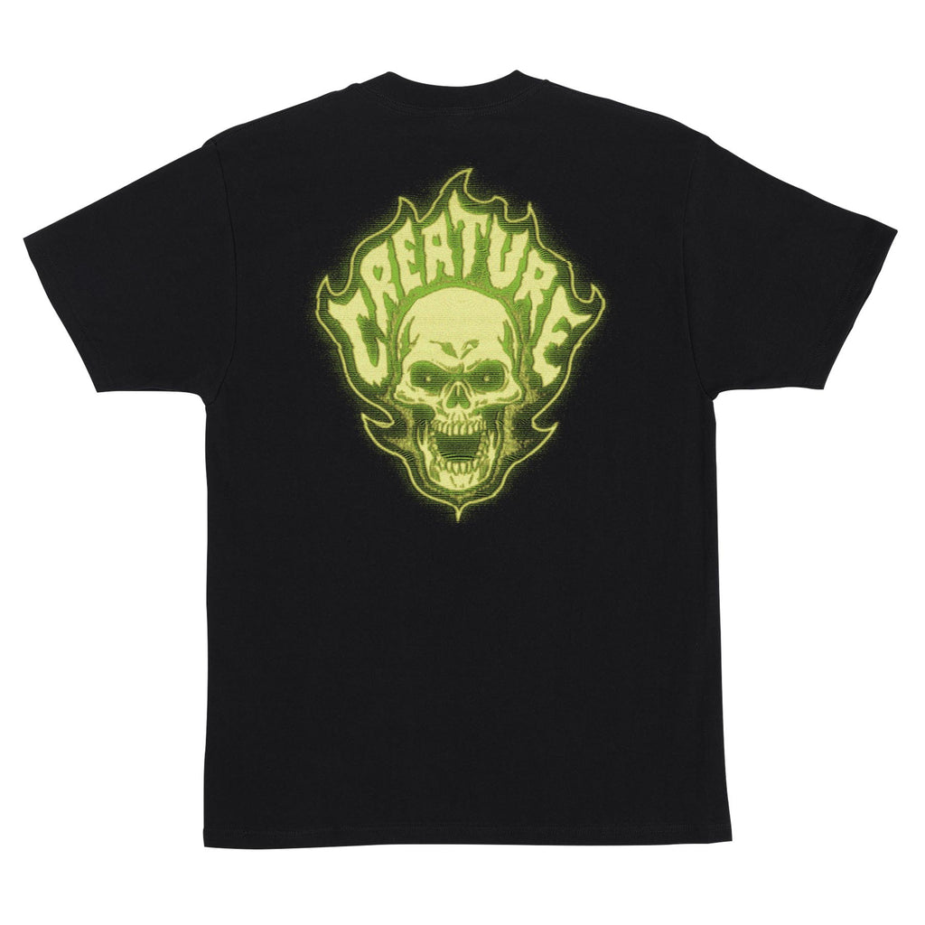CREATURE - Bonehead Glitch Tee Black