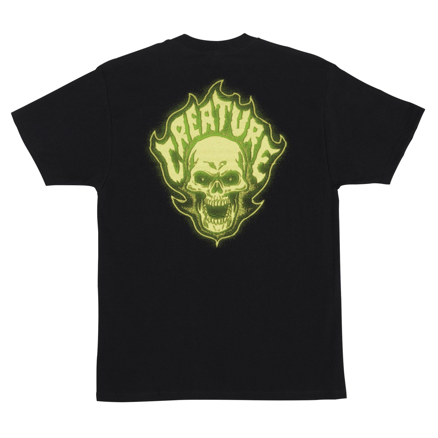 CREATURE - Bonehead Glitch Tee Black