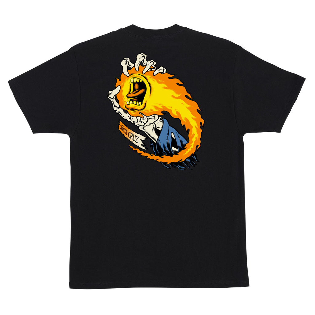 SANTA CRUZ - O'Brien Screaming Reaper Tee Black