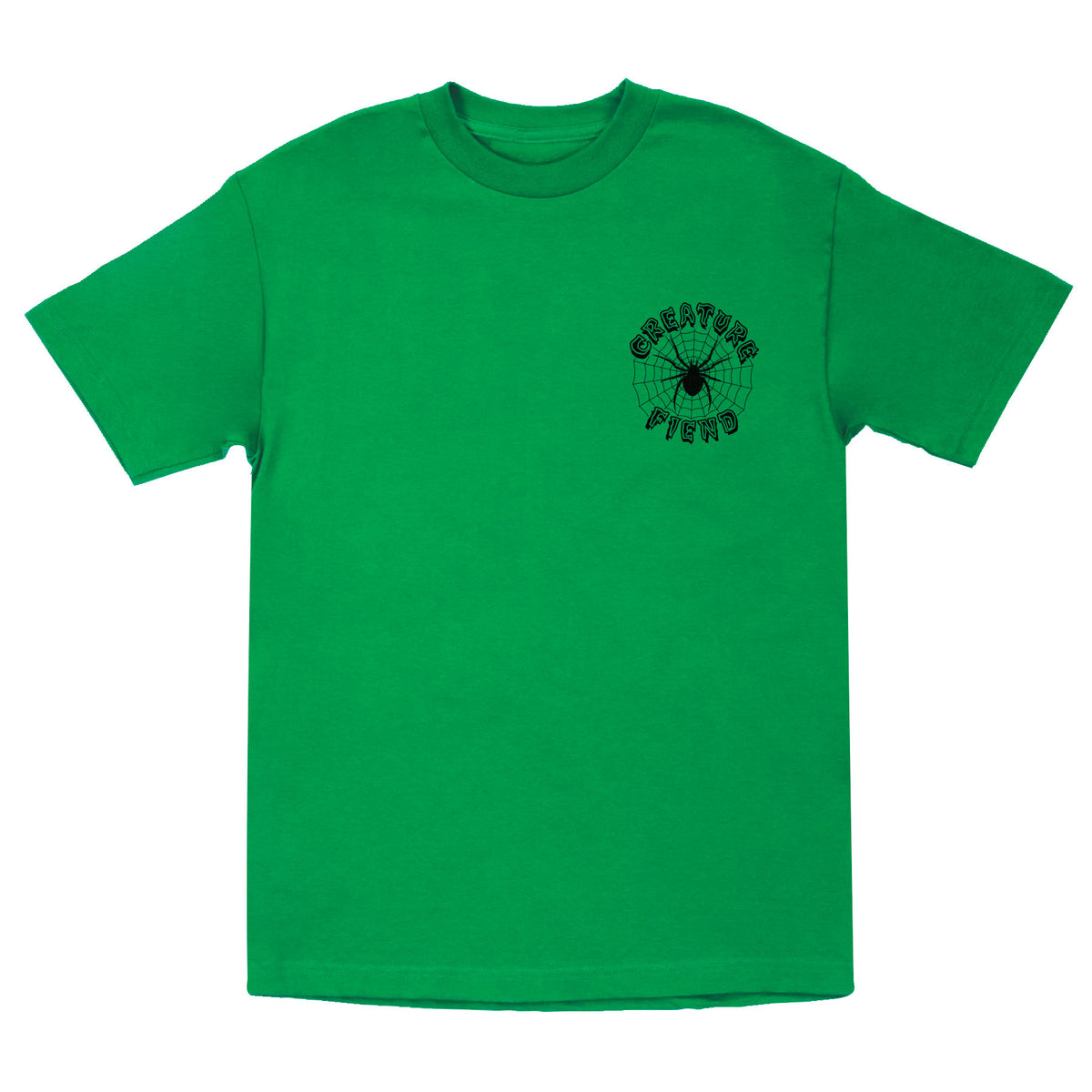CREATURE - Web Chest Heavyweight T-Shirt Green
