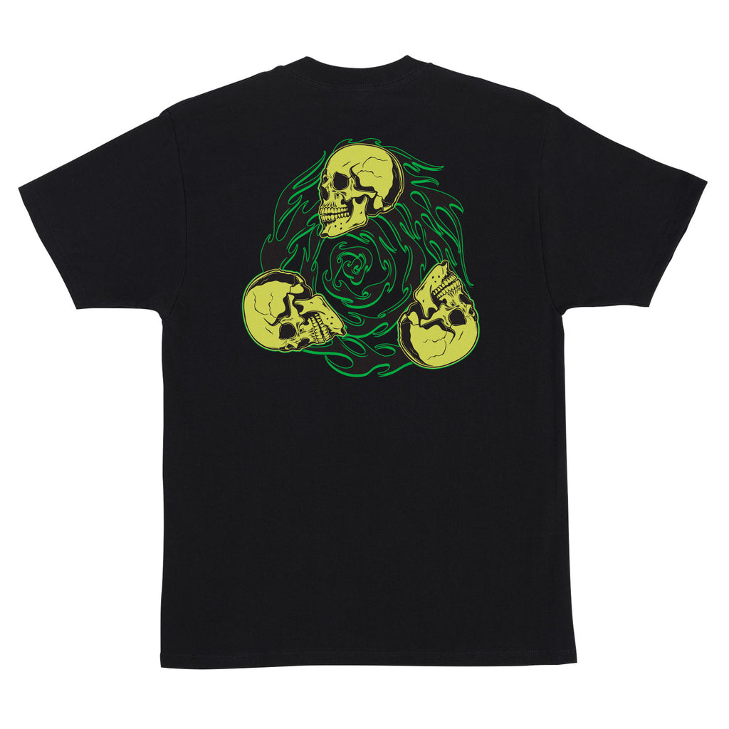 CREATURE - Spiral Skull Tee Black