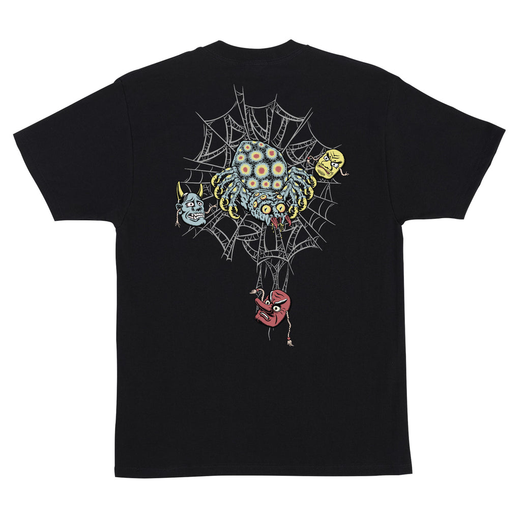 SANTA CRUZ - Dressen Spider Tee Black
