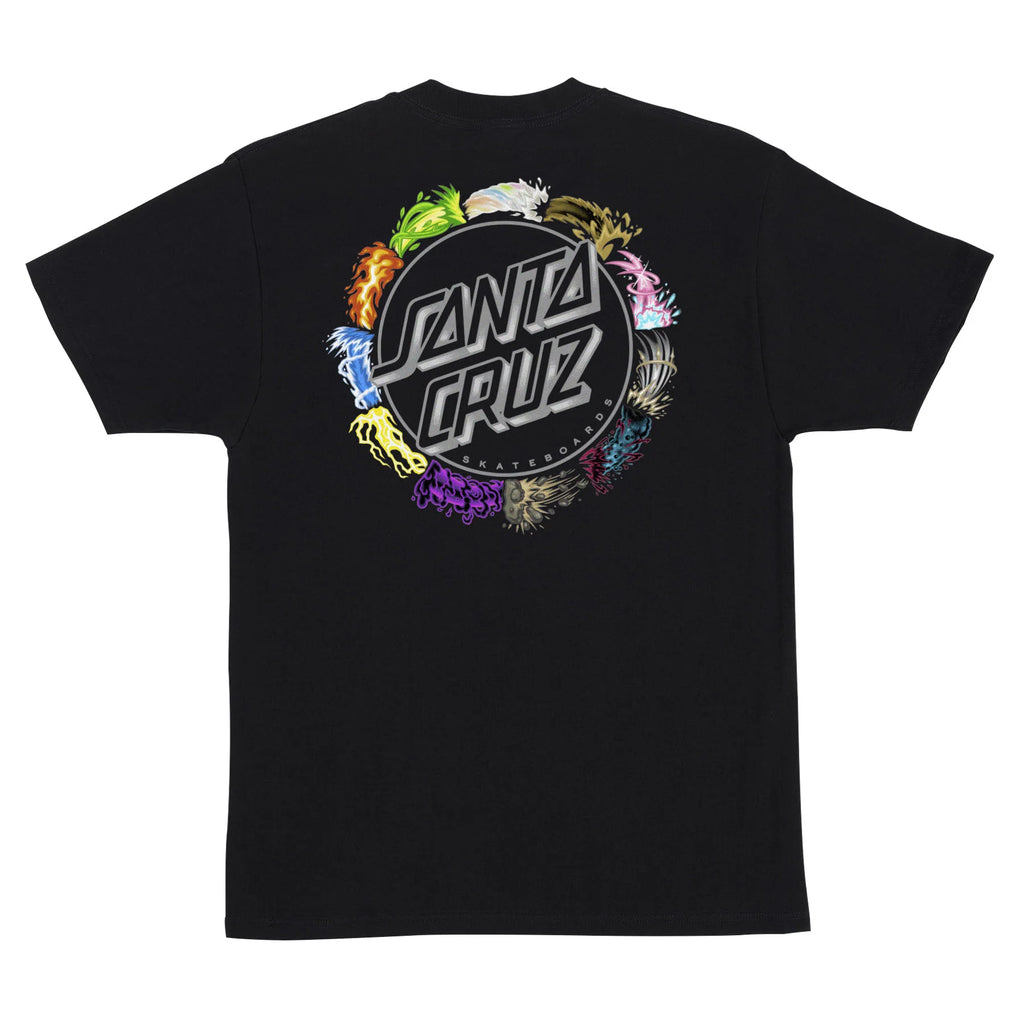SANTA CRUZ - Power Dot Tee Black