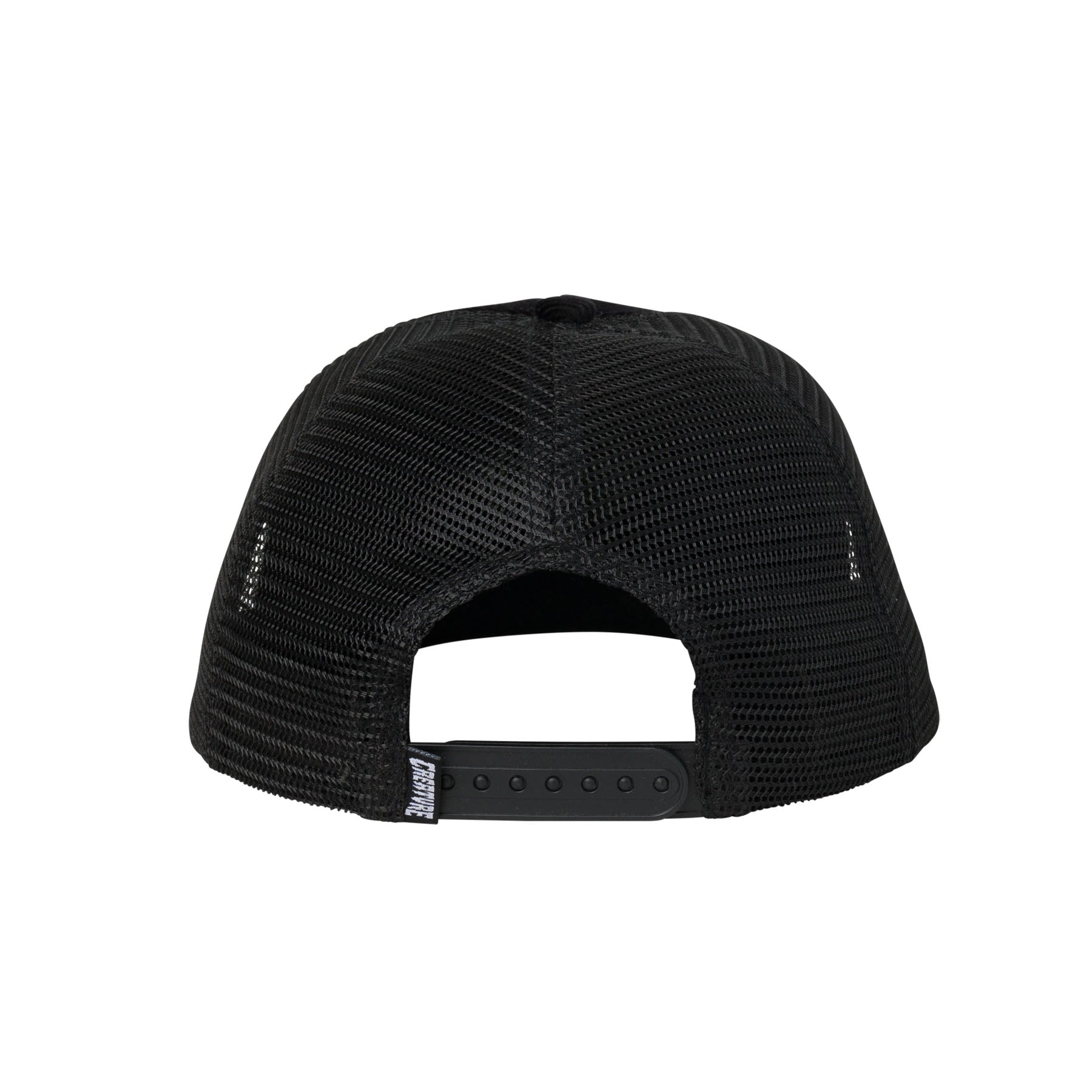 CREATURE - Bonehead Flame Mesh Trucker Unstructured Hat Black/Black