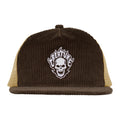 CREATURE - Bonehead Flame Mesh Trucker Unstructured Hat Brown/Tan