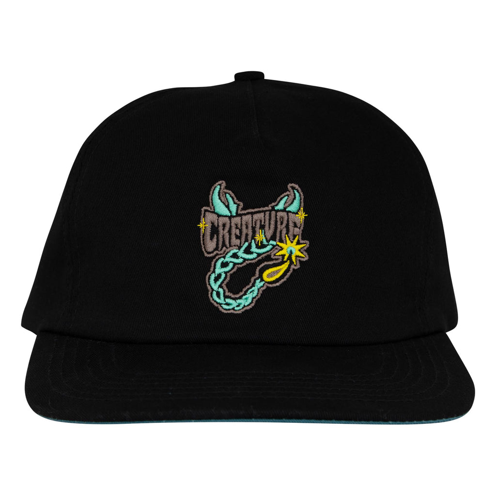 CREATURE - Deadly Sands Strapback Unstructured Hat Black/Black