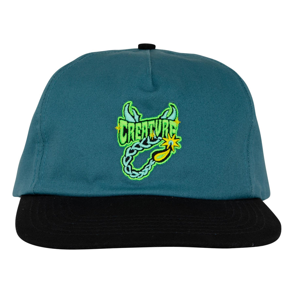 CREATURE - Deadly Sands Strapback Unstructured Hat Green/Black