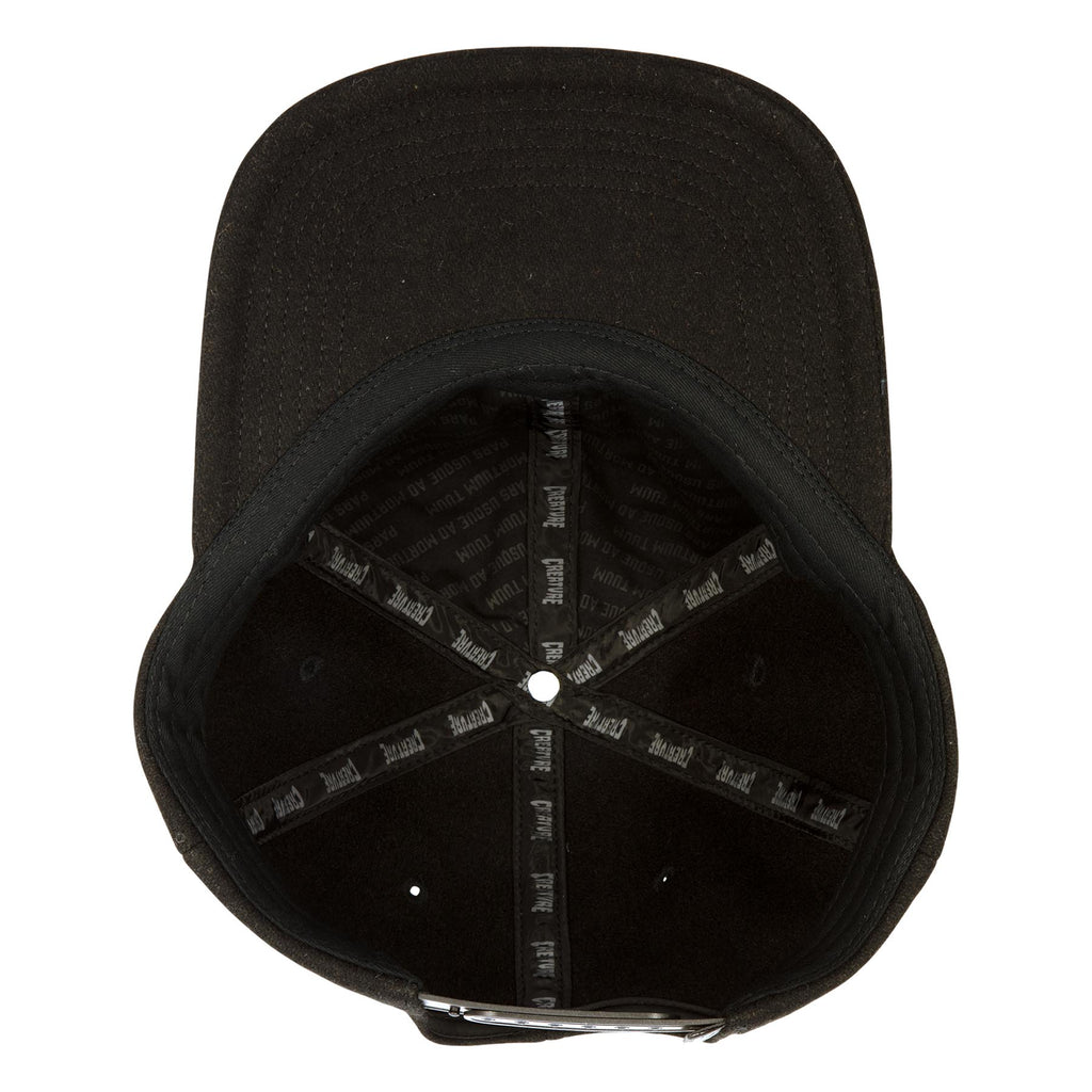 CREATURE - Drop Out Snapback Unstructured Hat Black/Black