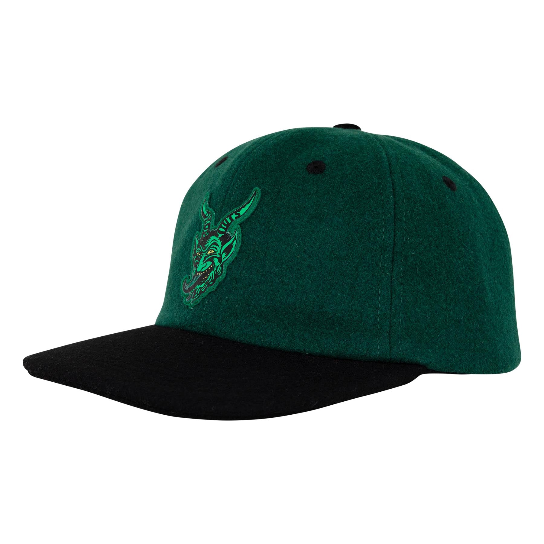 CREATURE - Drop Out Snapback Unstructured Hat Green/Black