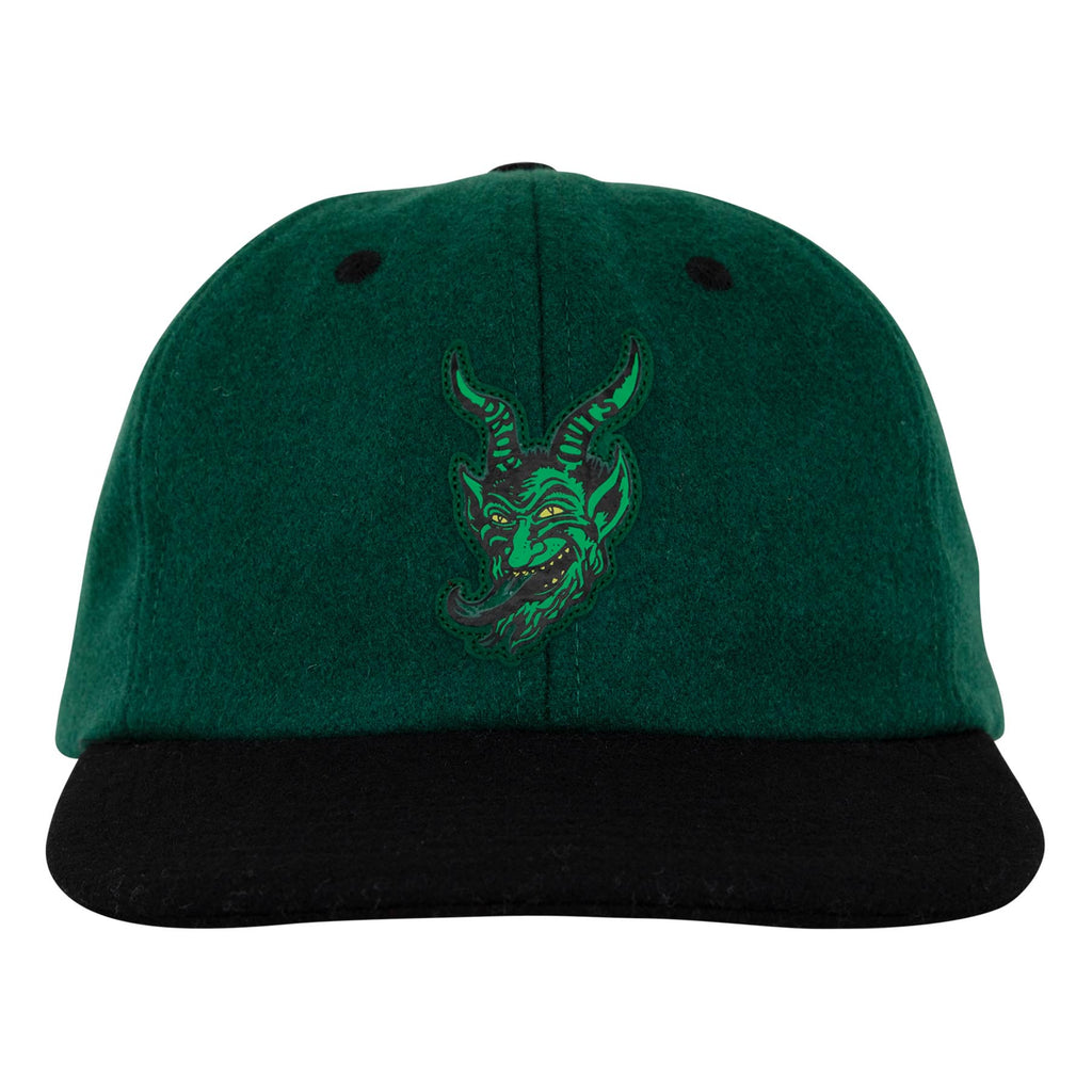 CREATURE - Drop Out Snapback Unstructured Hat Green/Black