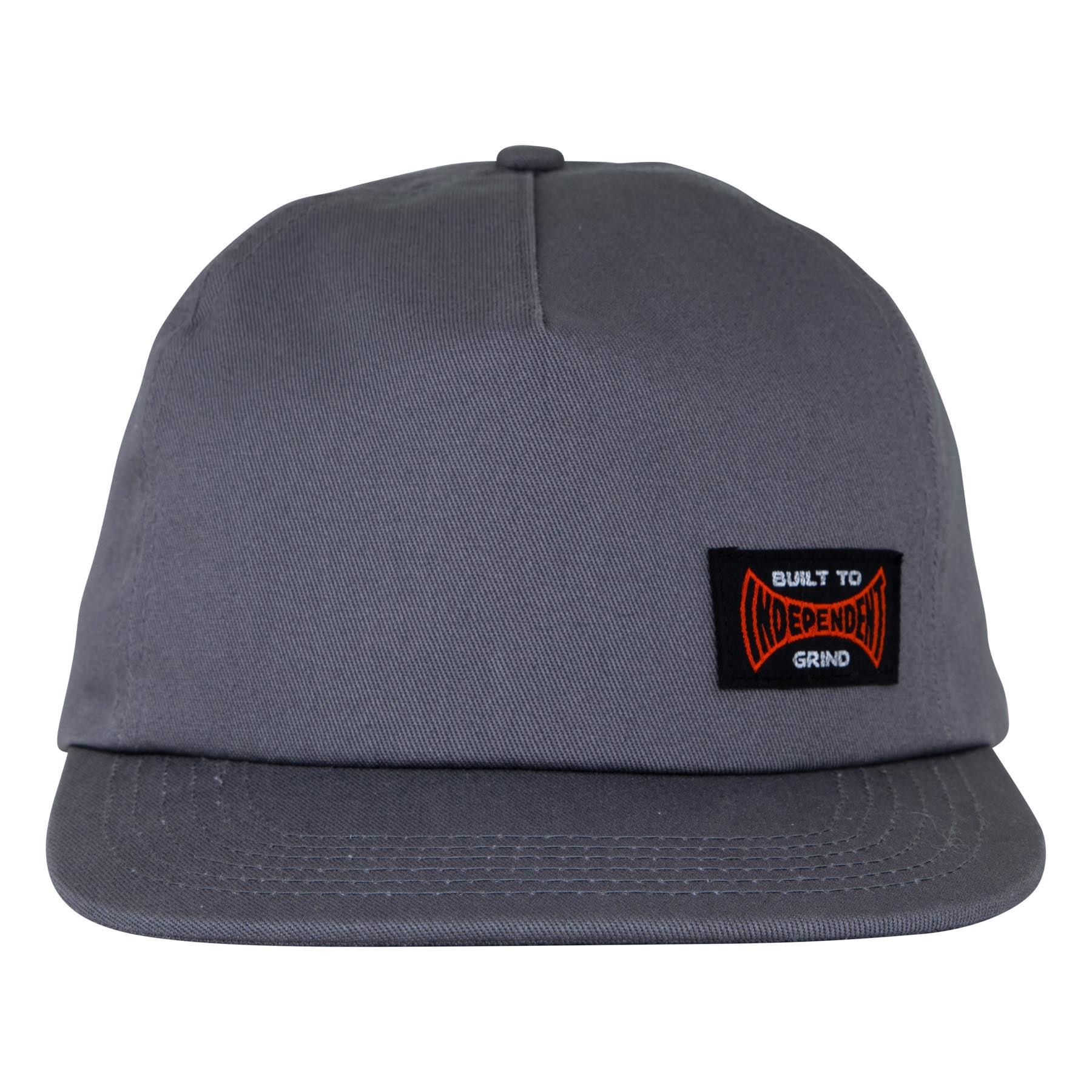 INDEPENDENT - Built To Grind Unstructured Snapback Charcoal