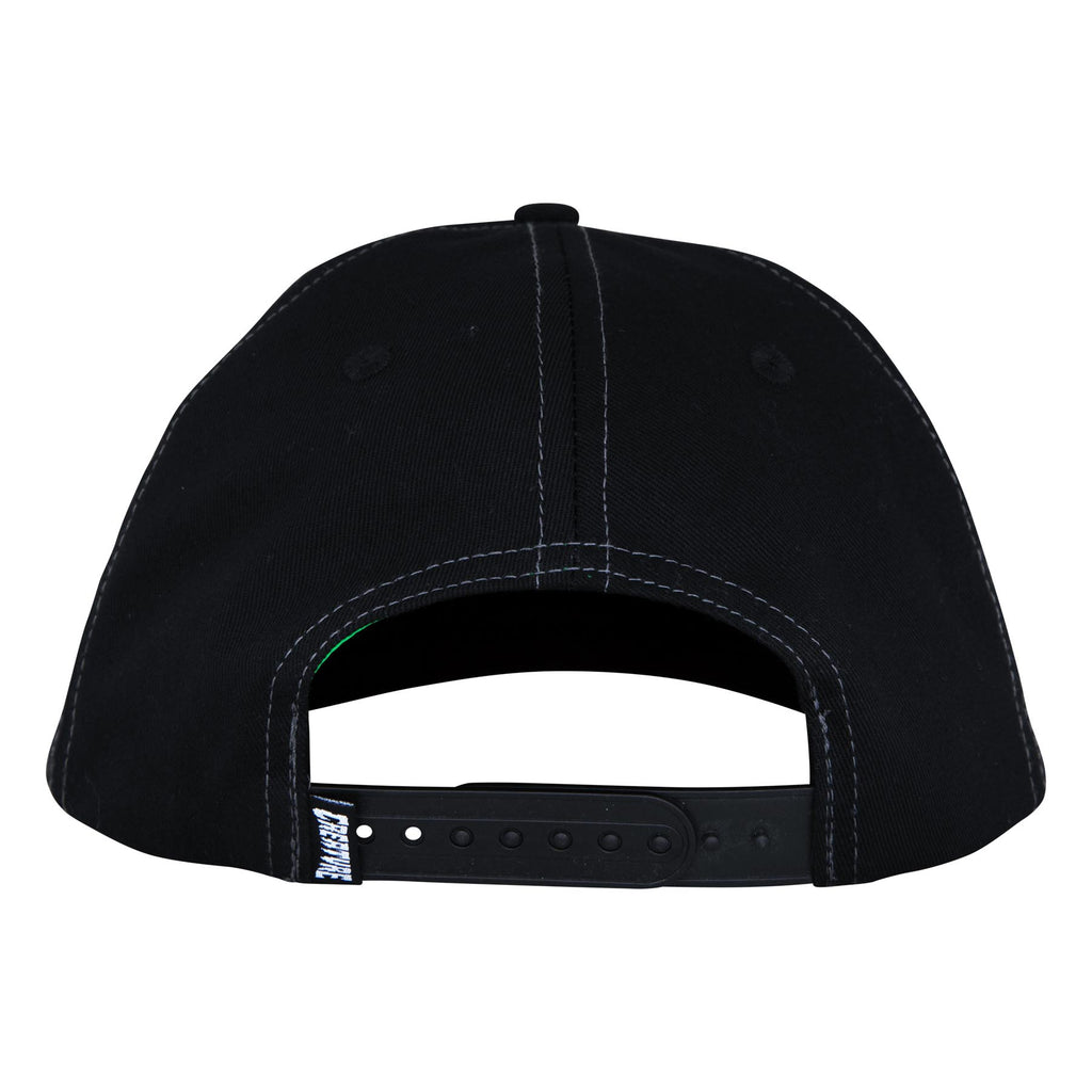CREATURE - Hesher Flame Snapback Unstructured Hat Black