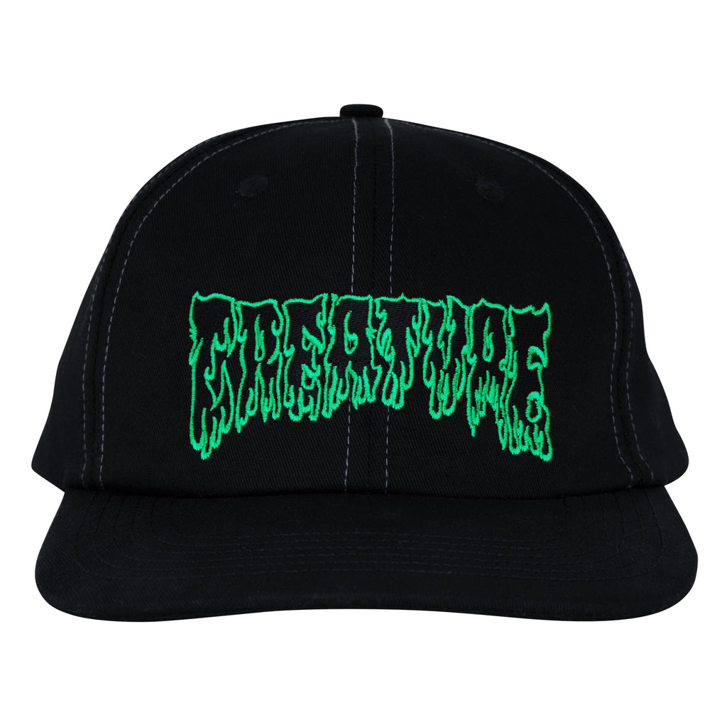 CREATURE - Hesher Flame Snapback Unstructured Hat Black