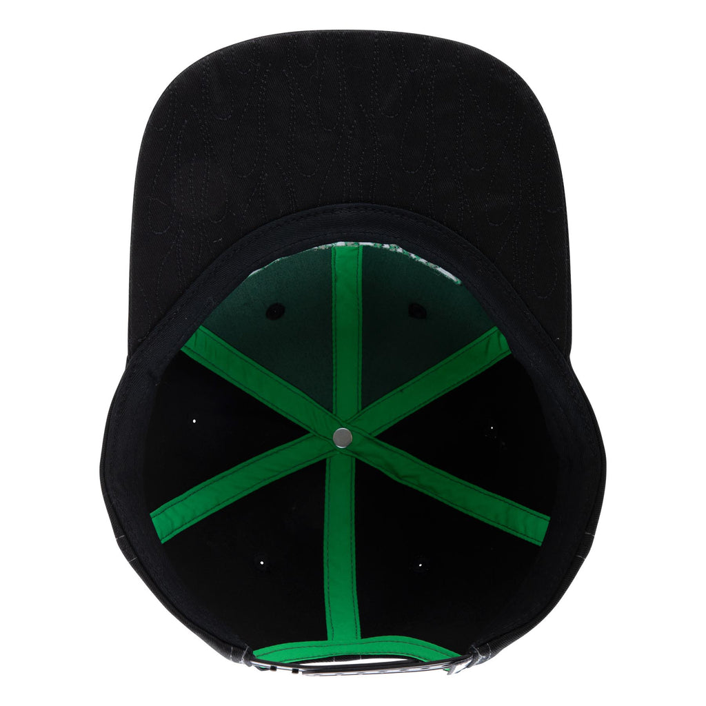 CREATURE - Hesher Flame Snapback Unstructured Hat Black