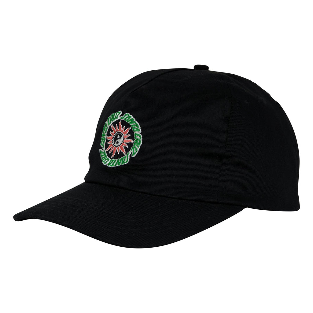 SANTA CRUZ - Sol Spiral Snapback Cap Black