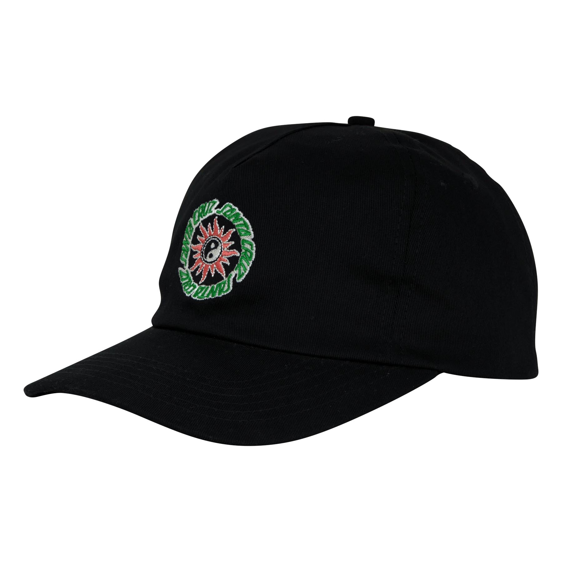 SANTA CRUZ - Sol Spiral Snapback Cap Black