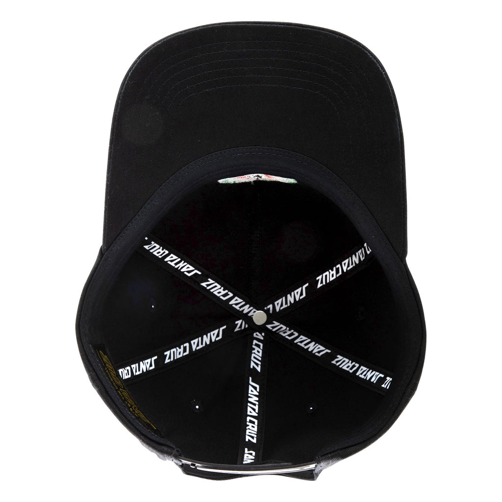 SANTA CRUZ - Sol Spiral Snapback Cap Black