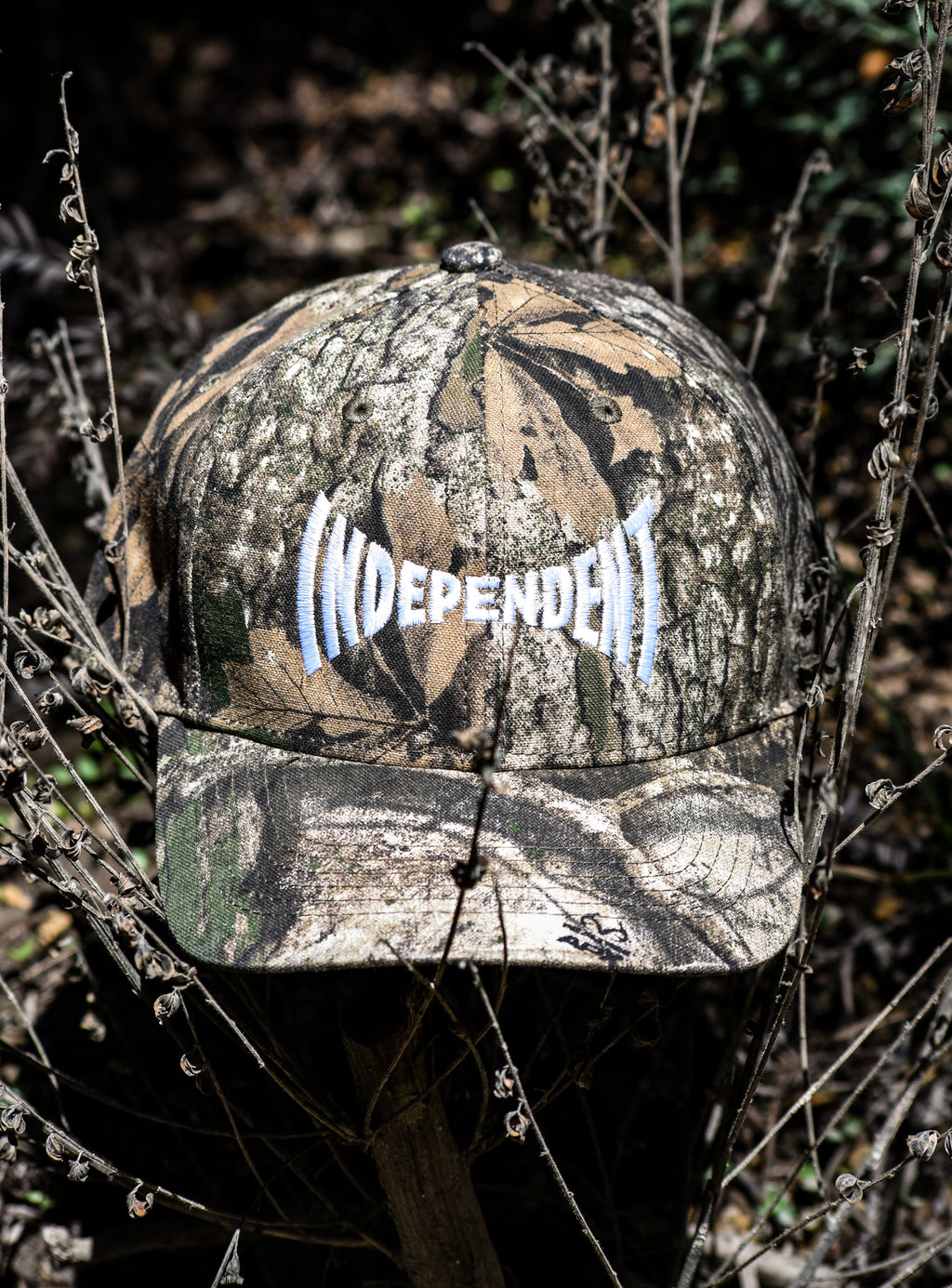 INDEPENDENT - Span Logo Structured Snapback Real Tree APX