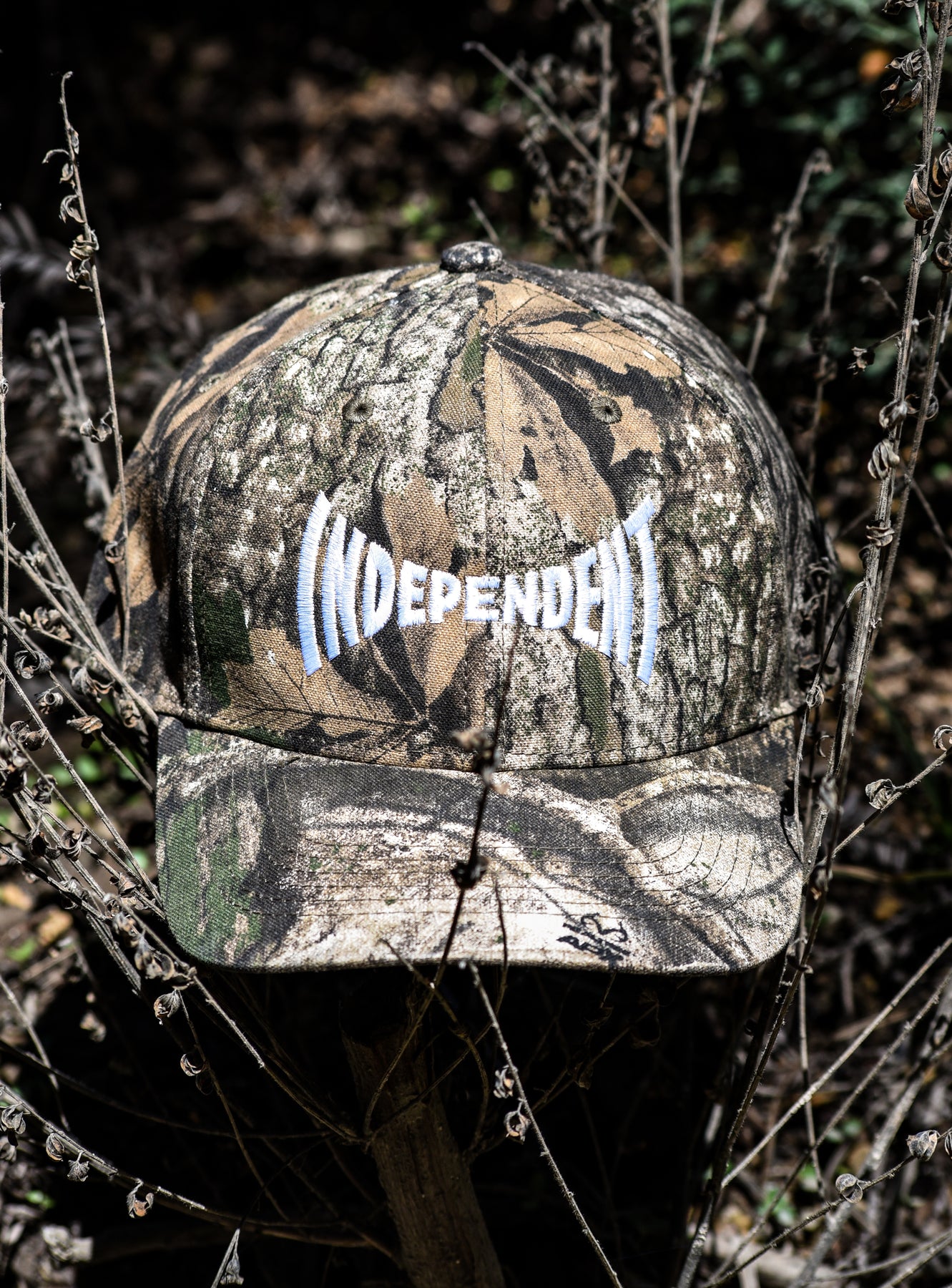 INDEPENDENT - Span Logo Structured Snapback Real Tree APX
