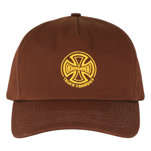 INDEPENDENT - Truck Co Legacy Snapback Cap Brown