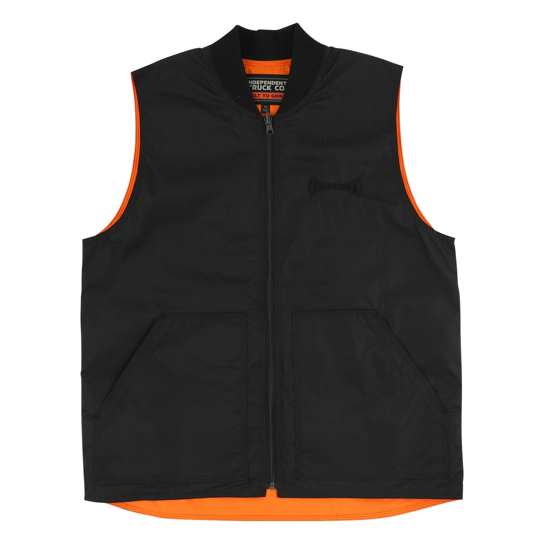 INDEPENDENT - BTG Work Vest Reversible Black/Orange