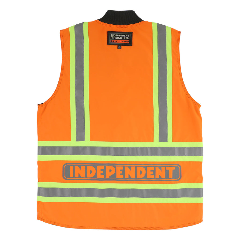 INDEPENDENT - BTG Work Vest Reversible Black/Orange