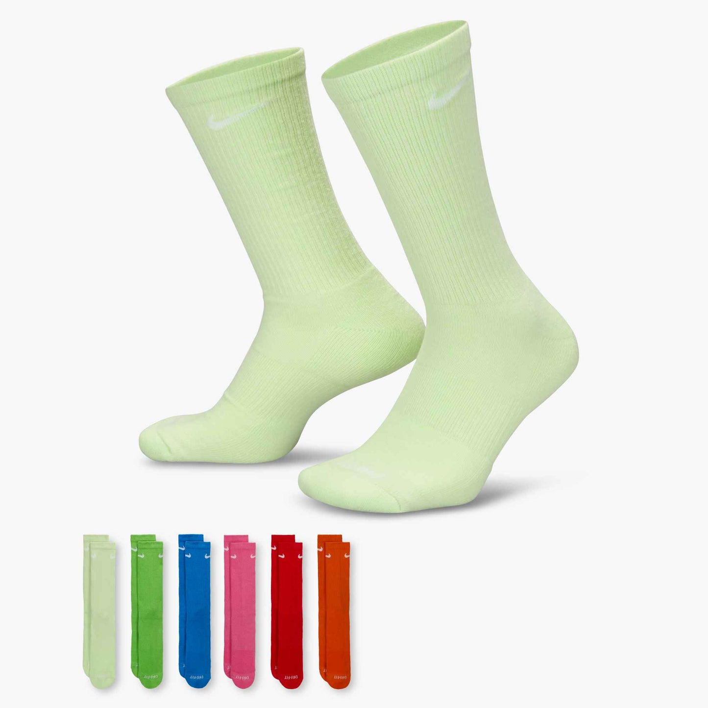 NIKE SB - Everyday Plus Cushioned Socks 6 Pack MULTI