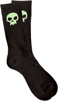 ZERO - Skull Crew Socks Black/Glow