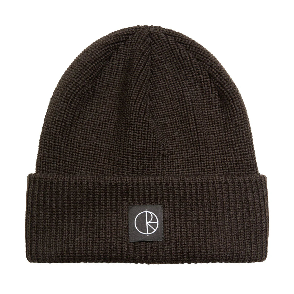 POLAR SKATE CO. - Double Fold Merlino Beanie Brown