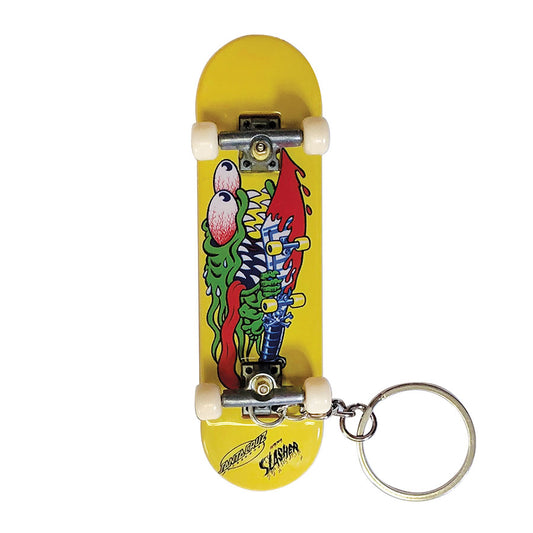 SANTA CRUZ - Slasher Fingerboard Keychain Yellow