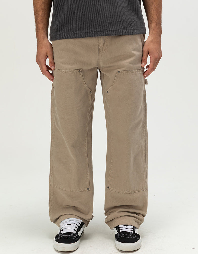 DICKIES - Canvas Double Knee Carpenter Pants Khaki