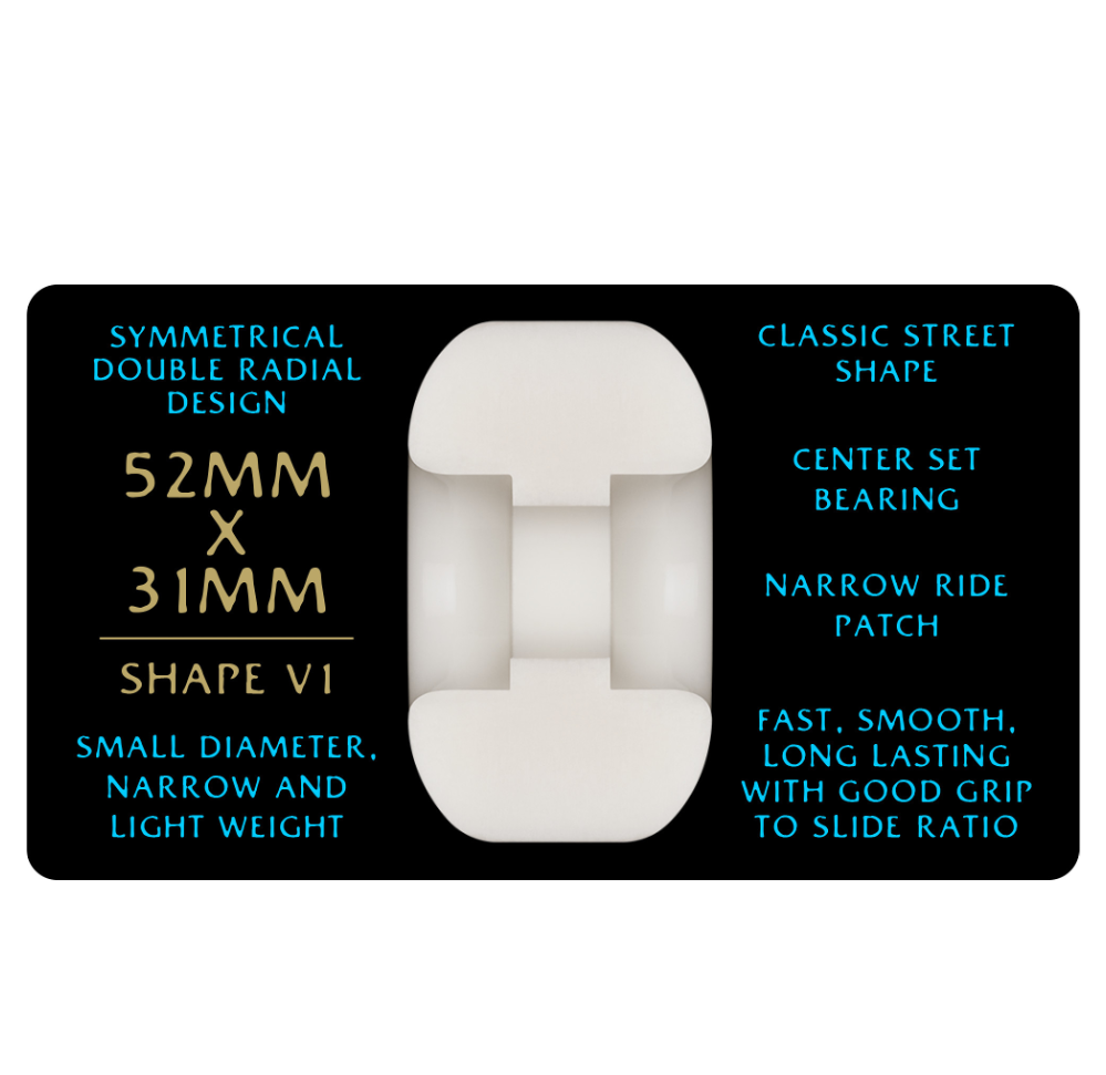 POWELL PERALTA - 52mm Zach Dolling Pro Dragon Formula V1 97A