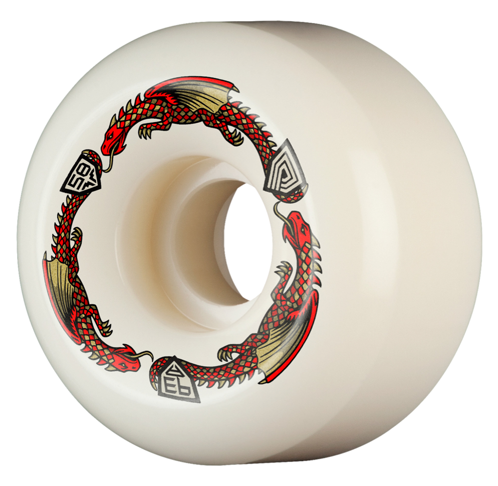 POWELL PERALTA - 58mm Dragon Formula RED Rat Bones II 93a