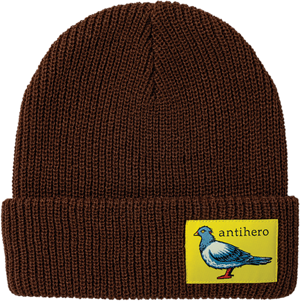 ANTIHERO - Lil Pigeon Cuff Beanie Brown