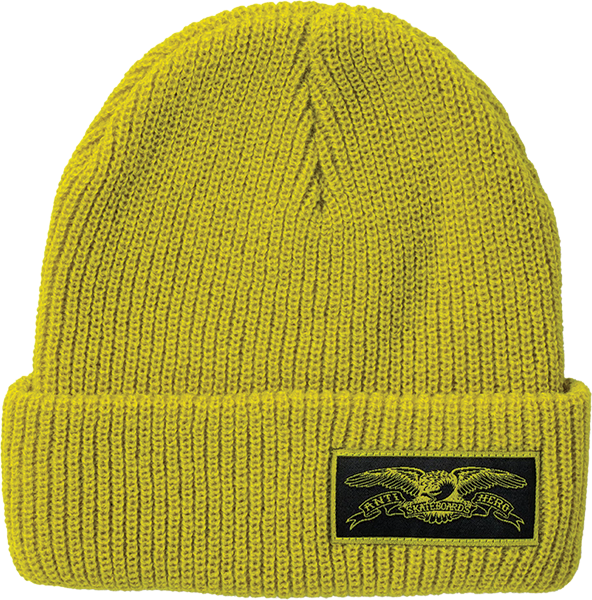ANTIHERO - Stock Eagle Beanie Yellow